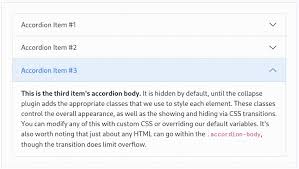 Bootstrap Bileşenler Accordion