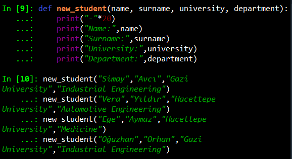 Python Fonksiyon Nedir