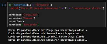 Python Uygulama: Fonksiyonlar