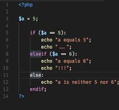 Php 8 elseif Bloğu