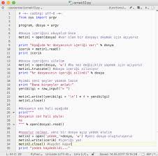Python With ile Dosya Okuma